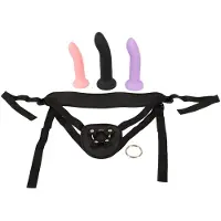 You2Toys - Strap-On Dildo Set (Schwarz)