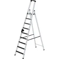 MUNK Günzburger Steigtechnik Stufen-Stehleiter einseitig begehbar mit clip-step 9 Stufen - 041509