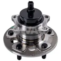 SWAG Radlagersatz Hinten Links Hinten Rechts für TOYOTA AURIS (NRE15, ZZE15, ADE15, ZRE15, NDE15) Schrägkugellager 74mm 33 10 5284