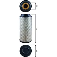 MAHLE ORIGINAL Luftfilter LX 1687