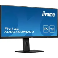 Iiyama ProLite XUB3493WQSU-B5, 86,4 cm (34"), 3440 x 1440 Pixel, UltraWide Quad HD, LED, 4 ms, Schwarz