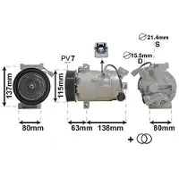 VAN WEZEL Kompressor, Klimaanlage *** IR PLUS *** 4300K491