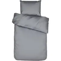 Essenza Bettwäsche Minte Global Grey Baumwollsatin-135 x 200 cm