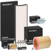 RIDEX Inspektionspaket Filterset passend für PEUGEOT 306 Schrägheck (7A, 7C, N3, N5) 306 Cabriolet (7D, N3, N5) 306 Break (7E, N3, N5) 306
