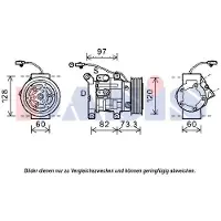 AKS Kompressor Klimaanlage DASIS 852627N