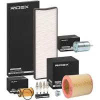 RIDEX Inspektionspaket Filterset passend für PEUGEOT 306 Schrägheck (7A, 7C, N3, N5) 306 Cabriolet (7D, N3, N5) 306 Break (7E, N3, N5) 306
