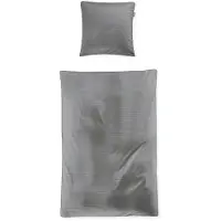 Irisette Mako-Satin Bettwäsche Tokio 8607 135x200 cm + 80x80 cm grau