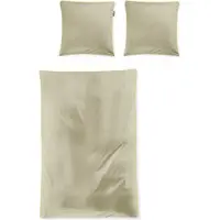 Irisette Mako-Satin Bettwäsche Tokio 8607 155x220 cm + 80x80 cm gelb