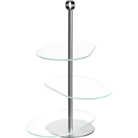 Leonardo Etagere Cena Silber 3-Stöckig