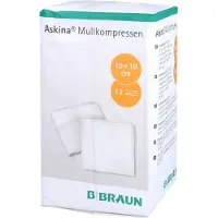 B. Braun Melsungen AG Askina Mullkompressen 10x10 cm unsteril 100 St