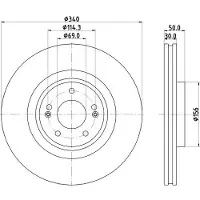 Hella Bremsscheibe PRO 8DD 355 134-871