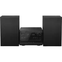 Panasonic SC-PM272, Heim-Audio-Mikrosystem, Schwarz, 1 Disks, 20 W, 1-Weg, 10 cm