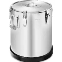 Royal Catering Thermobehälter - Edelstahl - - 36 L RC-TFT36