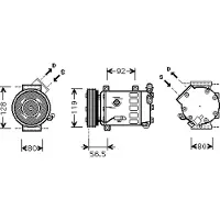 VAN WEZEL Kompressor, Klimaanlage *** IR PLUS *** 0900K242