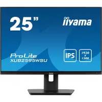 Iiyama ProLite XUB2595WSU-B5, 63,5 cm (25"), 1920 x 1200 Pixel, WUXGA, LED, 4 ms, Schwarz