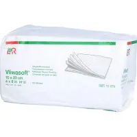 Lohmann & Rauscher GmbH & Co. KG Lohmann Rauscher Vliwasoft Vliesstoffkompresse 4 - fach 100 Stück - 10 x 20 cm 100 St