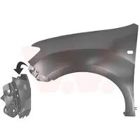 VAN WEZEL 1508655 Kotflügel Vorne Links für DACIA SANDERO II LOGAN MCV II LOGAN II