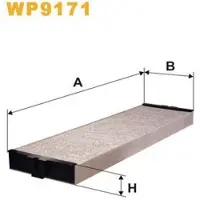 WIX FILTERS Filter, Innenraumluft WP9171