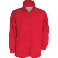 Kariban Herren Windbreaker Softshell Jacke Regenjacke Windjacke, Größe:3XL, Farbe:Rot