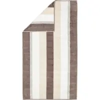 Cawö Duschtuch Noblesse Stripes Walnut (80 x 150 cm)