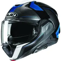 HJC F100 Bios Schwarz Blau Klapphelm Größe XS