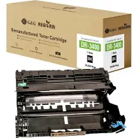 G + G Trommel ersetzt Brother DR-3400 Kompatibel Schwarz 30000 Seiten Reborn rema
