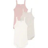 Petit Bateau Bodies 3 BODIES A BRETELLES kind