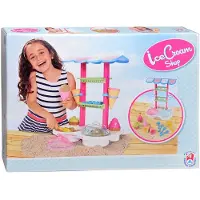Others Eiskremständer Spielset 46 cm 12-teilig rosa/weiß