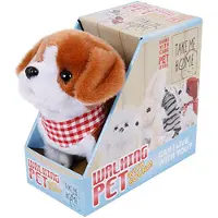 VAN MANEN Laufhund weiß/braun m. Funktionen, 17cm