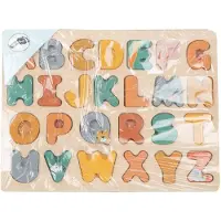 Small Foot formpuzzle-Alphabet Safari 22 x 29 cm Holz 26-teilig