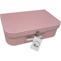 Gerkimex Playwood Karton Koffer Set rosa - Spielzeugkoffer 3 Stück