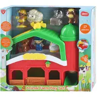 Playgo Play Bauernhof Spielzeugset mit Tieren - 17-teilig - Lernspielzeug