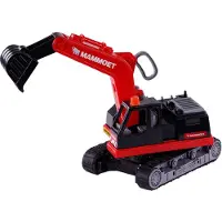 Van Der Meulen Cavallino Bagger Mammoet Crawler Spielzeug rot schwarz 36cm