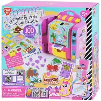 Playgo Stickerstudio Bastelset - 100 bunte Sticker für Kinder