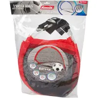 Adrenix Fussballtor Pop-Up-Spielset, 2er-Set