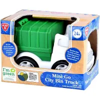 Playgo Play Müllwagen -basiertes Spielzeug Mini weiß grün nachhaltig