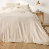 La redoute interieurs Unifarbener Kissenbezug Marnie Aus Baumwolle/gewaschenem Leinen 63 x 63 cm