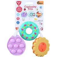 Play Sensorisches „Blume“, „Donut“ und „Pop-it“, 3-tlg.