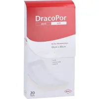 Dräco Dracopor Wundverband 10x20 cm steril 20 St Pflaster