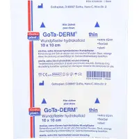 Gothaplast Gota-Derm thin hydrokoll.Wundpfl.steril 10x10 cm 1 St Pflaster