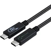 Microconnect ECO-USB3.2CC2, 2 m, USB C, USB C, USB 3.2 Gen 2x2, Schwarz