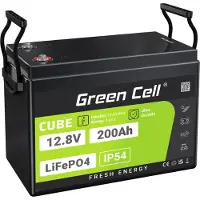 Green Cell Lfpgc12v200ah Ups Lithium Iron Phosphate Lifepo4 12.8 V 200 Ah Usv-batterie