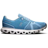 On Running Sneaker Cloud 6 Damen Chambray / White-Schuhgröße 42,5