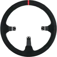 Asetek SimSports Lenkradkranz, gewölbt, 340 mm - schwarz, wildleder