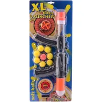 Johntoy Ball Launcher mit acht Kugeln und Ziel