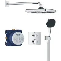 GROHE Precision Duschsystem, Unterputz, mit Vitalio Comfort 250, eckig
