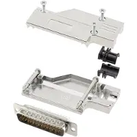 Encitech DCMR25-FK-HDP44-W-K 6355-8066-03 D-SUB Stiftleisten-Set 90 ° Polzahl (n