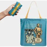 OrbitKey Star Wars - Foldable Tote Bag - C-3PO & R2-D2