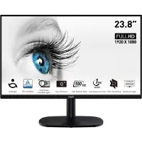 MSI Pro MP245V, 60,5 cm (23.8"), 1920 x 1080 Pixel, Full HD, LCD, 4 ms, Schwarz
