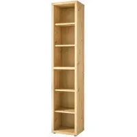 Die Möbelfundgrube Bücherregal Artisan Eiche 45 x 215 cm 6 Ablagefächer - RILEGA